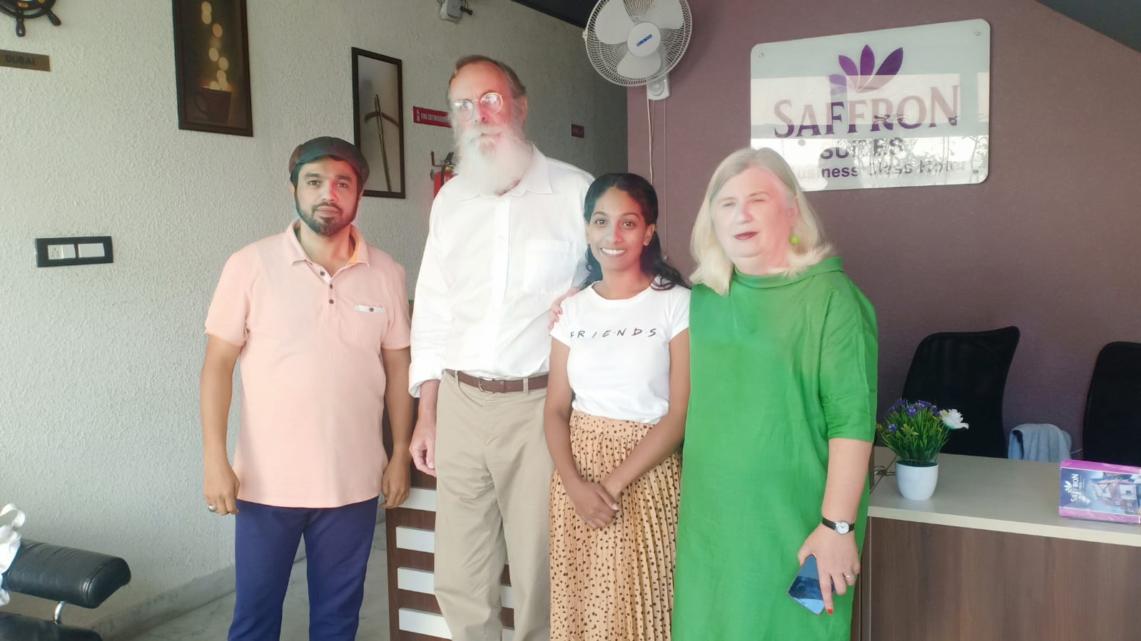 Rooftop dining at an Al Badar guest property